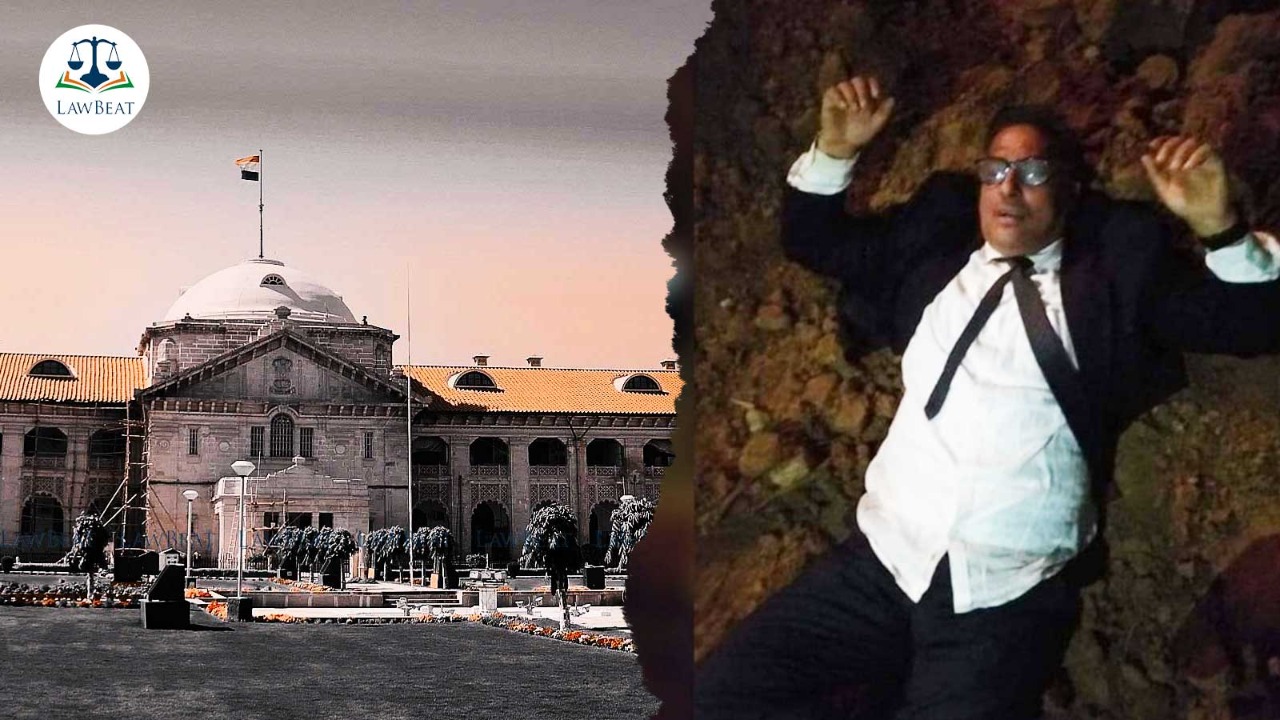 Allahabad High Court suspends judge who allegedly protested acquisition of ancestral land laying down in front of bulldozer whole night Allahabad High Court suspends judge who allegedly protested acquisition of ancestral land laying down in front of bulldozer whole night